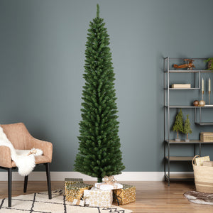 Everlands Pencil Pine 210cm/7ft Christmas Tree