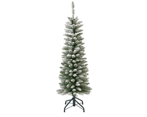 Everlands Snowy Pencil Pine 180cm/6ft Christmas Tree