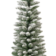 Load image into Gallery viewer, Everlands Snowy Pencil Pine 210cm/7ft Christmas Tree
