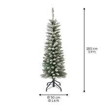 Load image into Gallery viewer, Everlands Snowy Pencil Pine 180cm/6ft Christmas Tree
