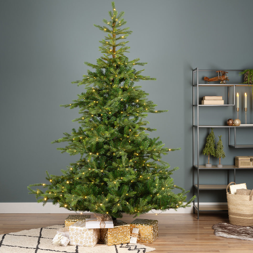Everlands Grandis Fir Pre-Lit Christmas Tree 7ft/210cm