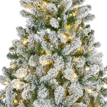 Load image into Gallery viewer, Everlands Pre Lit Snowy Imperial Pine Christmas Tree 7ft/210cm
