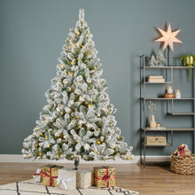 Load image into Gallery viewer, Everlands Pre Lit Snowy Imperial Pine Christmas Tree 7ft/210cm
