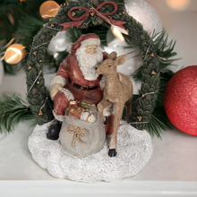 Load image into Gallery viewer, Santa and Reindeer Ornament
