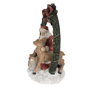 Santa and Reindeer Ornament