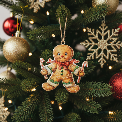 Christmas Metal Gingerbread Man Hanger