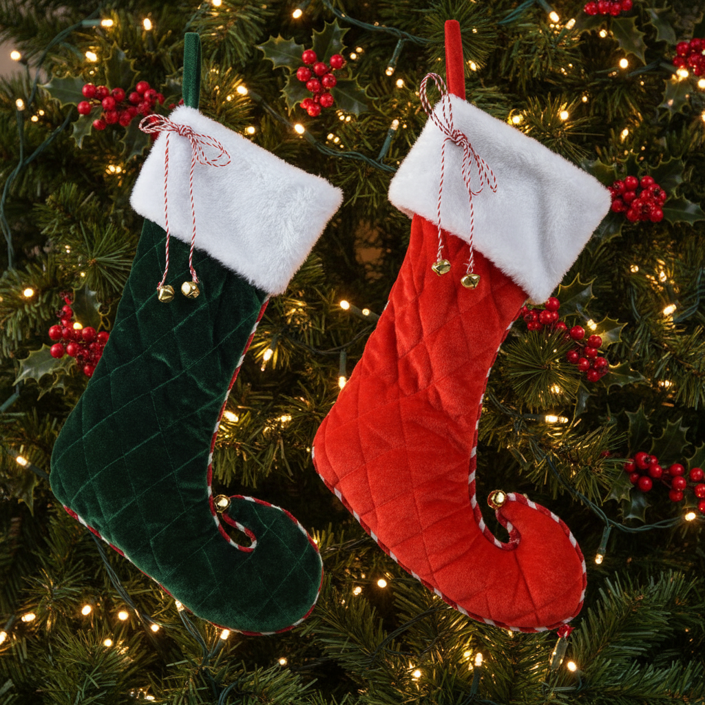 Elf Shoe Christmas Stocking