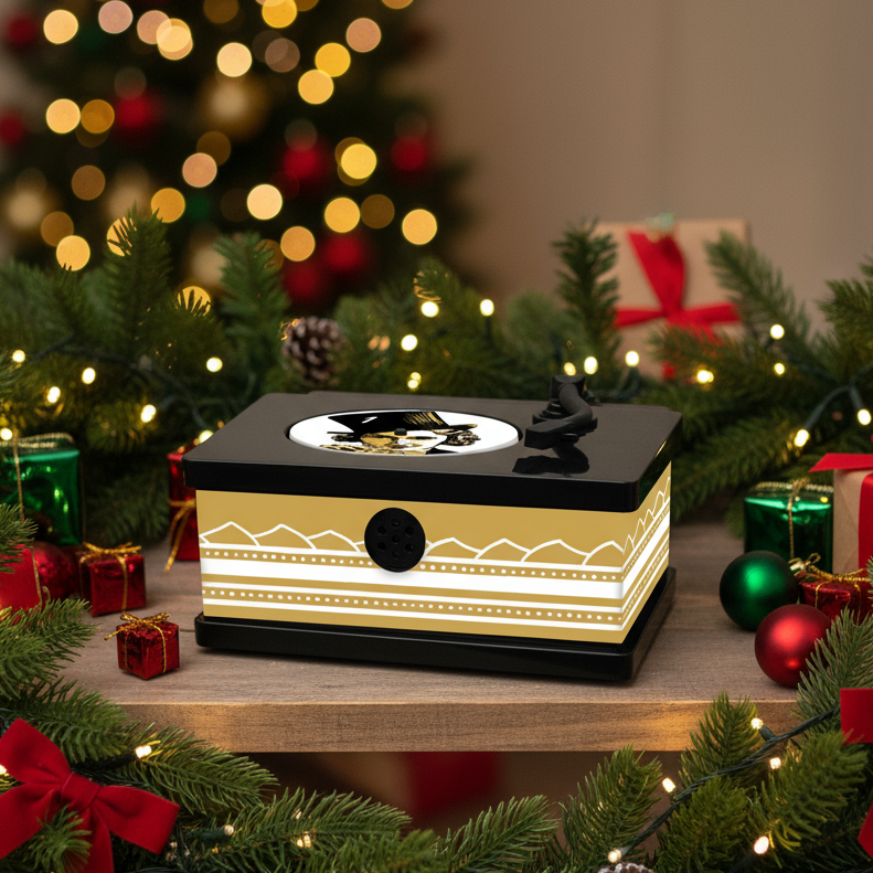 Coppenrath Christmas Jazz Vintage Gramophone Musical Advent Calendar