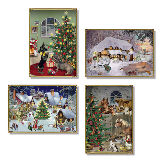 Coppenrath Nostalgic Christmas Advent Calendar Cards