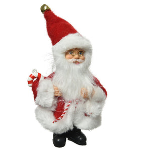 Candy Cane Santa Decoration