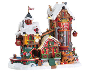 Lemax Elf Made Toy Factory Decoration