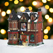 Load image into Gallery viewer, Lemax Scrooge&#39;s Manor Christmas Village Animated Musical Decoration
