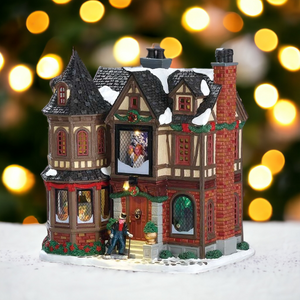 Lemax Scrooge's Manor Christmas Village Animated Musical Decoration