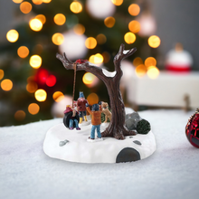 Load image into Gallery viewer, Lemax Tire Swing Twirl Christmas Village Table Accent
