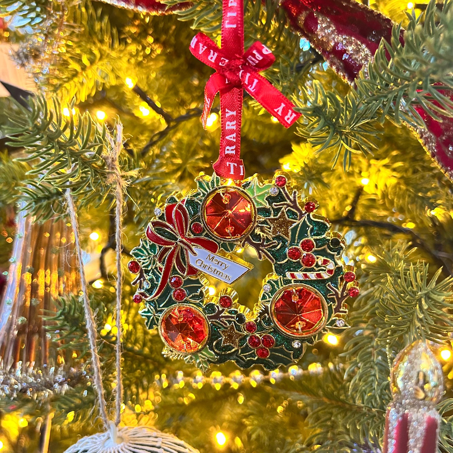 Gem Wreath Christmas Decoration