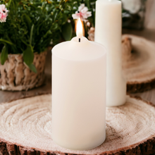 Load image into Gallery viewer, Outdoor LED Cream Church Candle 17cm
