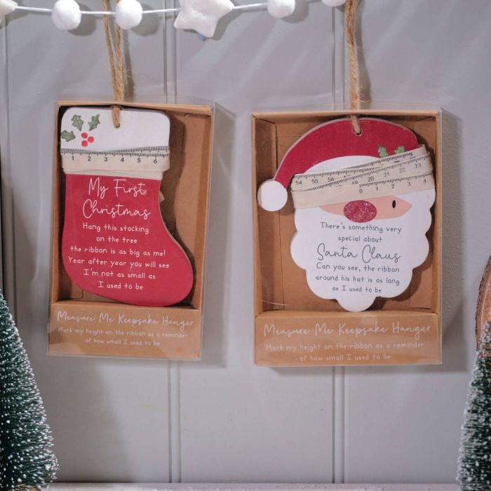 Christmas Baby Keepsake Hanger 2 assorted