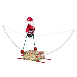 Mr Christmas Santa on Unicycle Decoration