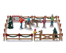 Load image into Gallery viewer, Lemax Reindeer Petting Zoo Decoration
