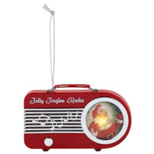 Load image into Gallery viewer, Mr Christmas Jolly Jingles Radio Hanging Decoration
