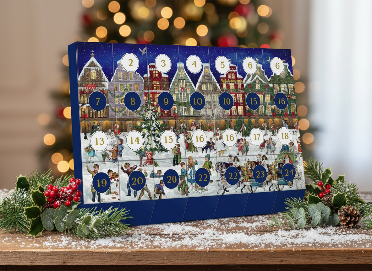 Coppenrath Winter Evening in the Town Christmas Advent Jigsaw Puzzle