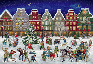 Coppenrath Winter Evening in the Town Advent Jigsaw Puzzle