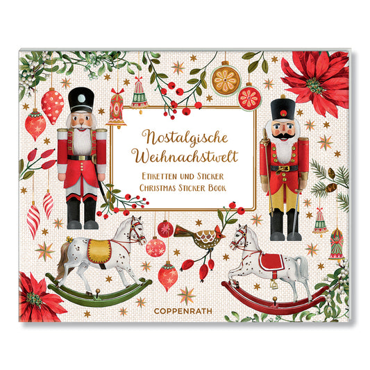 Coppenrath Nutcracker Christmas Sticker Book with Gold Foiling
