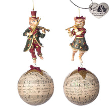 Load image into Gallery viewer, Goodwill Parade Musical Cat Christmas Ornament
