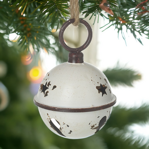 Vintage Style Rustic Christmas Hanging Bell