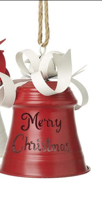Vintage Style Merry Christmas Bell Decoration