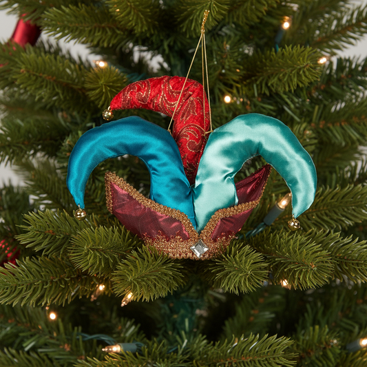 Christmas Jester Hat Hanging Christmas Decoration