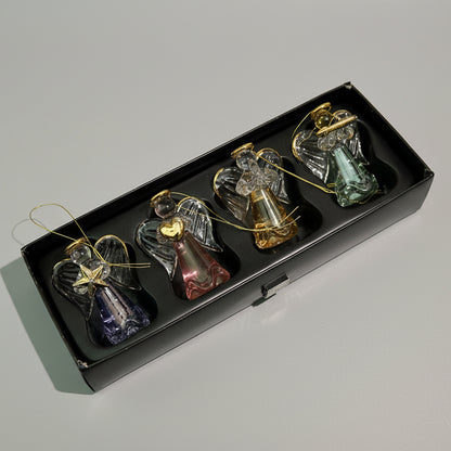 Pastel Coloured Glass Christmas Tree Angels