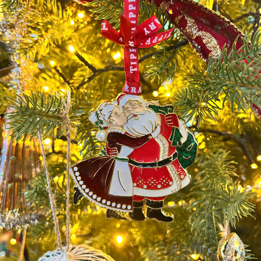Sparkle Mr & Mrs Claus Christmas Decoration