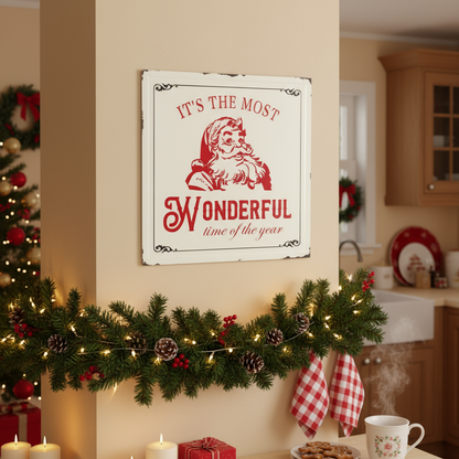 'It's the Most Wonderful' Christmas Sign