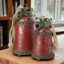 Load image into Gallery viewer, Christmas Rustic Metal Bell Set
