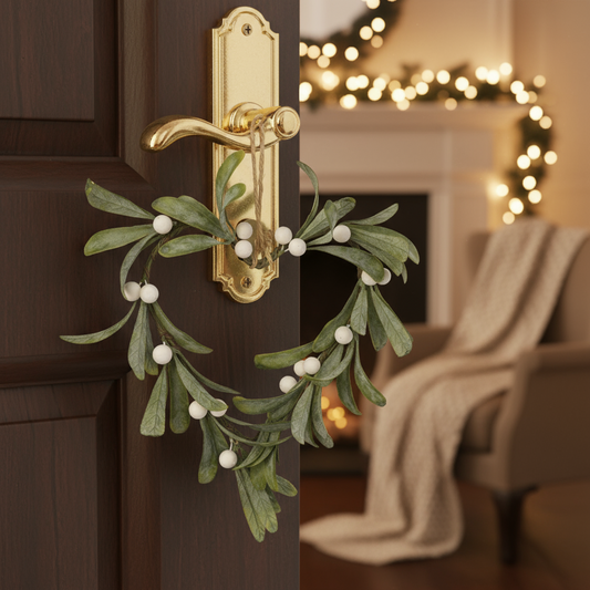 Mistletoe Heart Christmas Decoration