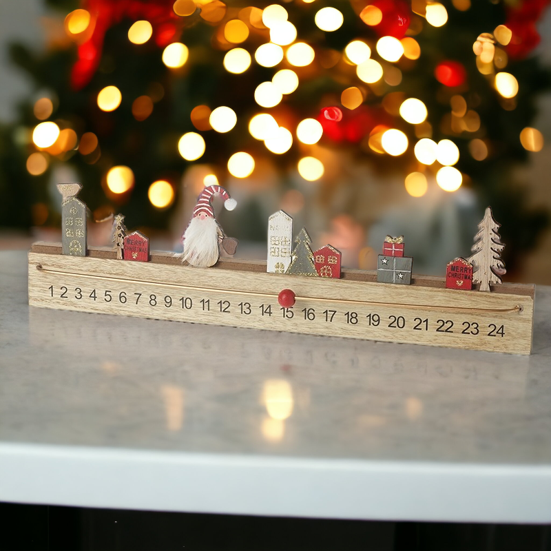 Christmas Wooden Advent Rule