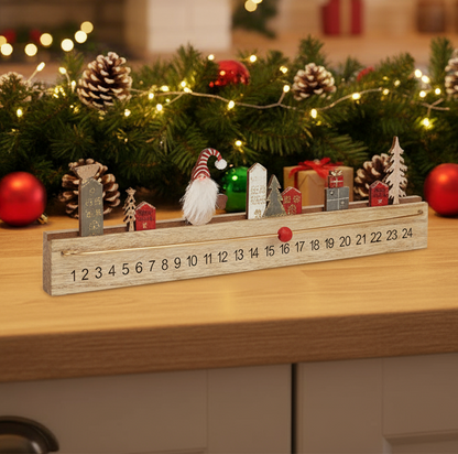 Christmas Wooden Advent Rule