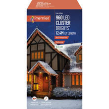 Load image into Gallery viewer, Premier 960 Cluster Brights LED Lights Red and Vintage Gold

