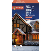 Load image into Gallery viewer, Premier 2000 Red and Vintage Gold Cluster Brights LED Lights
