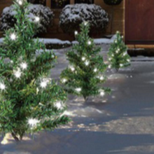 Load image into Gallery viewer, Set of 6 Christmas Tree Path Lights White
