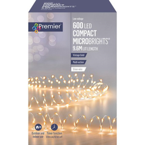 Premier 600 LED Compact Microbrights Vintage Gold