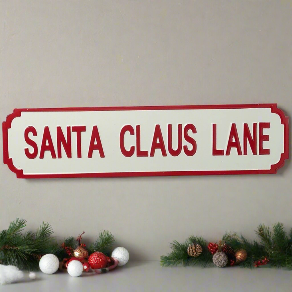 Santa Claus Lane Sign