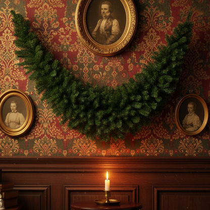 Luxury 180cm Green Christmas Swag