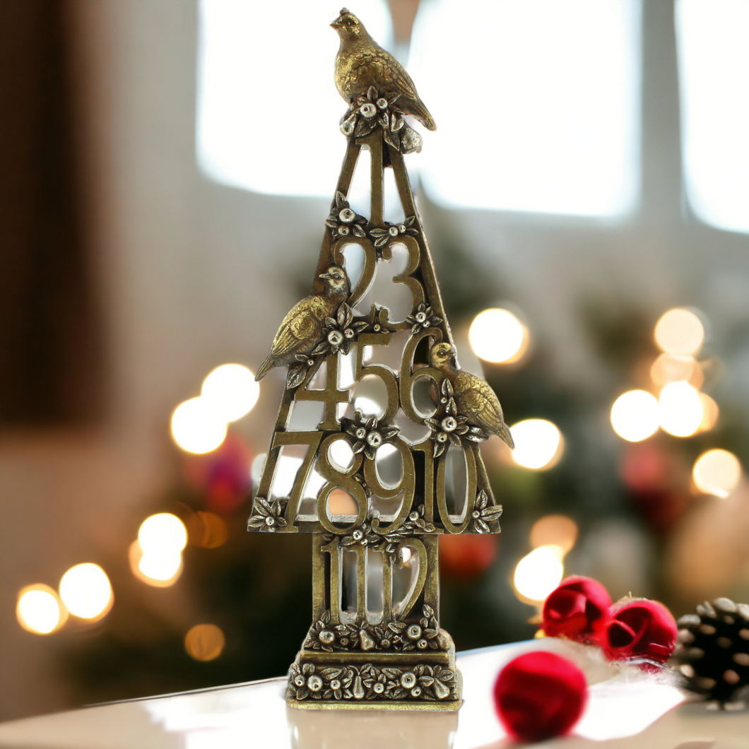 Festive 12 Days of Christmas Tree Ornament