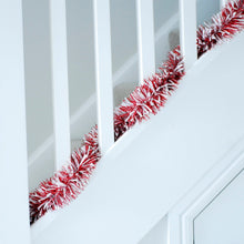 Load image into Gallery viewer, Chunky Red and White Tinsel
