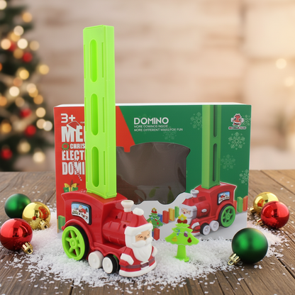 Christmas Electronic Domino Train Toy Game
