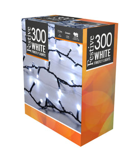 Festive 300 White Firefly Lights