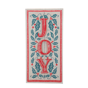Joy Christmas Sign
