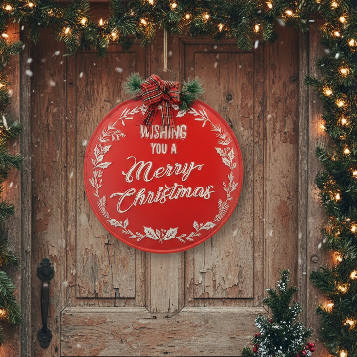 Merry Christmas Sign 36cm